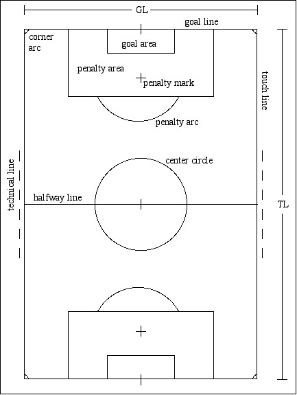 large and full size fields dimensions