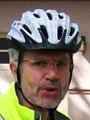 [The Face of a Biking Dutchman, with Helmet]