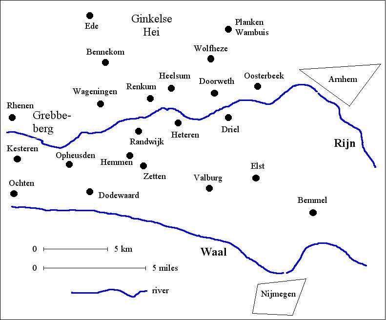 [A Map of The Eastern 'Betuwe' and Southern 'Veluwe']