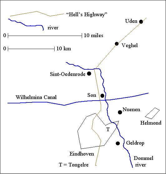 [A Map of The Area North of Eindhoven]