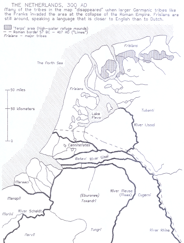 [a historical map of The Netherlands]