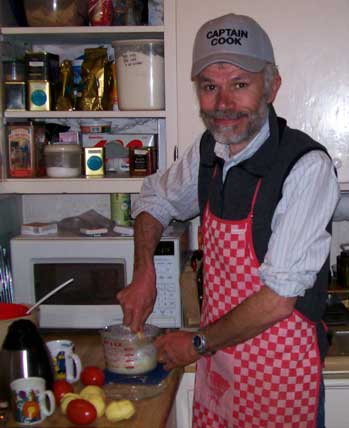 [a Dutchman preparing food]