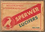 ['sparrowhawk' brand matchbox]