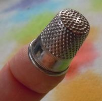 [thimble, 'finger hat']