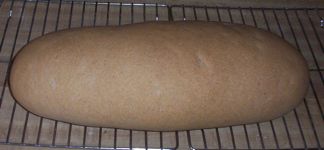 ['floor bread'
  - a loaf baked on a baking sheet,
  not in a bread pan]