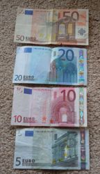 [Euro bills]