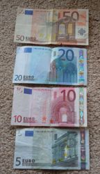 [Euro bills]