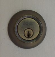 [a door lock]
