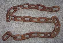 [a rusty chain]