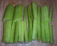 [cucumber, peeled and cut]