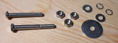 [bolts, nuts, washers]