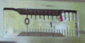 [precision measuring part of Vernier caliper]
