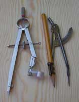 [compasses, tool for drawing circles]