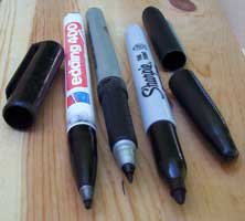 [felt-tip pens]