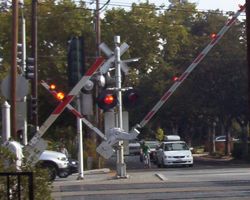 [railroad crossing]