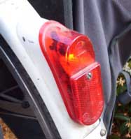 [bicycle back light]